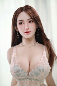 157cm Silicone Head and implanted hair -XiaoMei