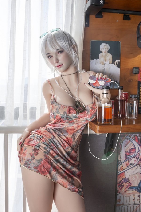 US Stock 163CM Full Silicone-Ava JY Sex Doll (Wig )