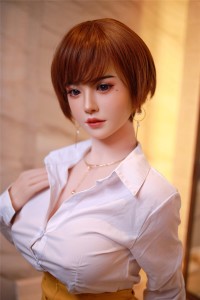 163CM  Silicone head with implanted hair-YunXi JY Sex Doll