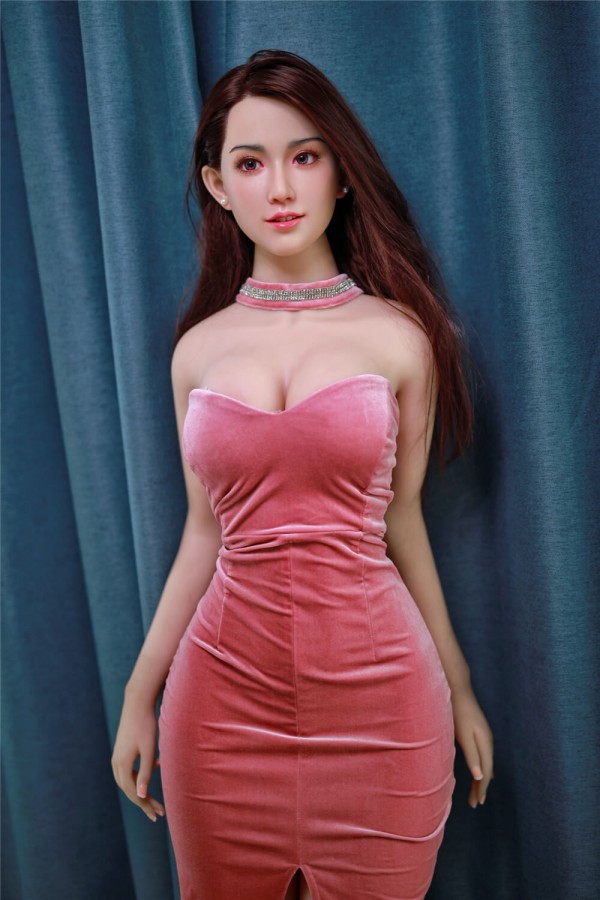 168cm Silicone head with implanted hair-Ling-1