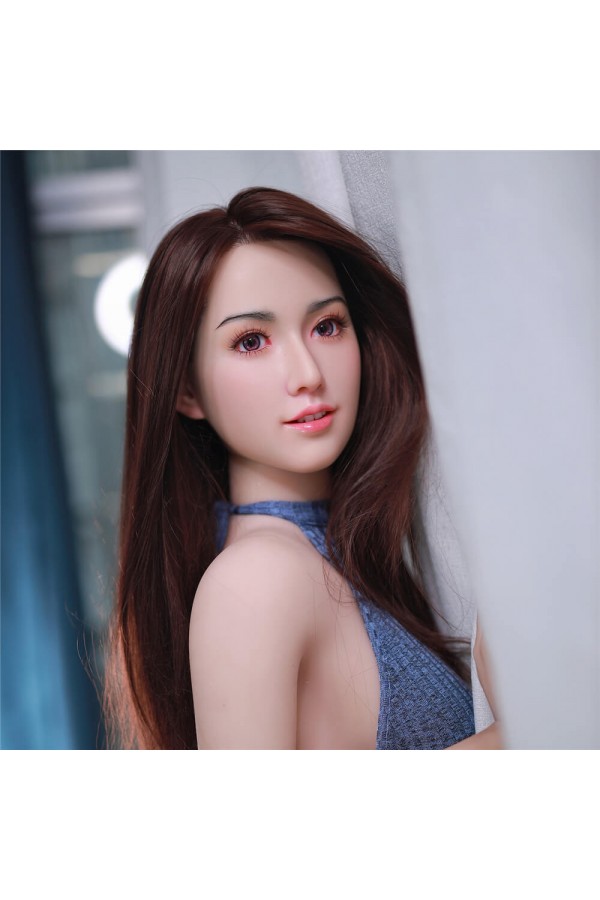 168cm Silicone head with implanted hair-Ling-2