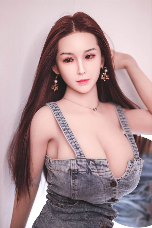 170cm Silicone head with implanted hair - Nuo
