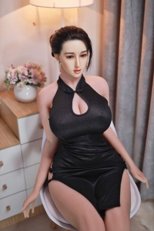 171cm Silicone Head with implanted hair Chloe