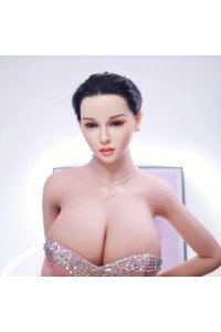 171cm Silicone Head with implanted hair Lauren