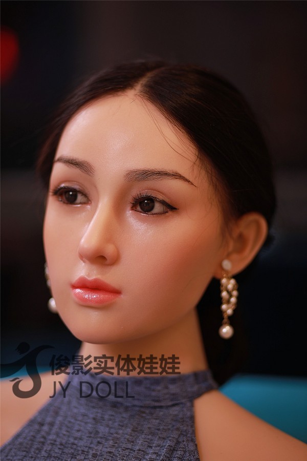 159cm Silicone head with implanted hair Laura  JY Sex Doll