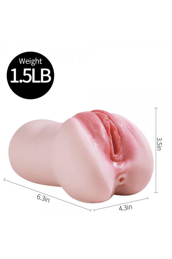  Lifelike Male Masturbator Cup, Pocket Pussy Masturbers with 3D Realistic Textured Tight Vaginal and anal for Penis Stimulation Adult Pleasure Masturbation Stroker Sex Toys for Men